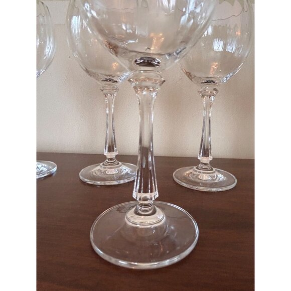 Mikasa Crystal Wine/Water Glasses Melody Goblets 7 6/8 In. - Picture 4 of 4